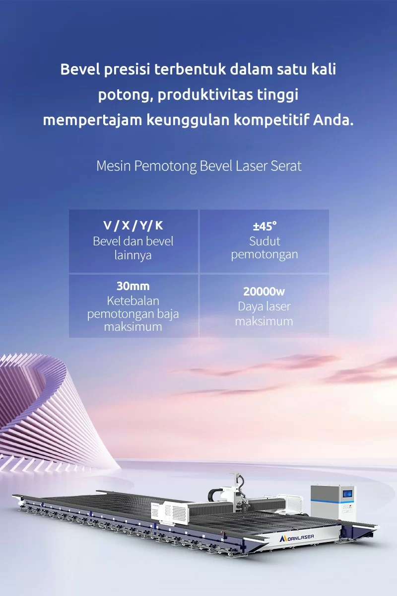 Mesin Pemotong Bevel Laser Serat