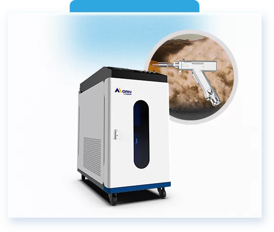 Mesin las laser serat terintegrasi