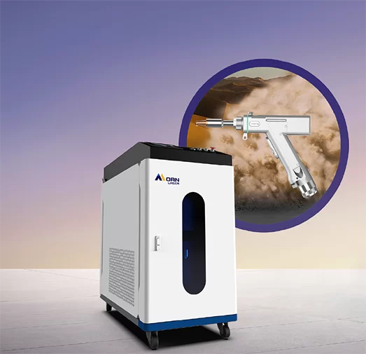 Mesin las laser serat terintegrasi