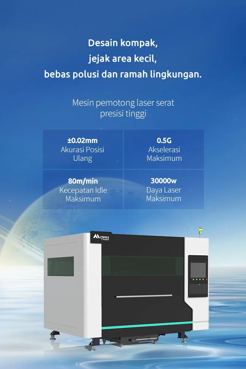 Mesin pemotong laser serat presisi tinggi