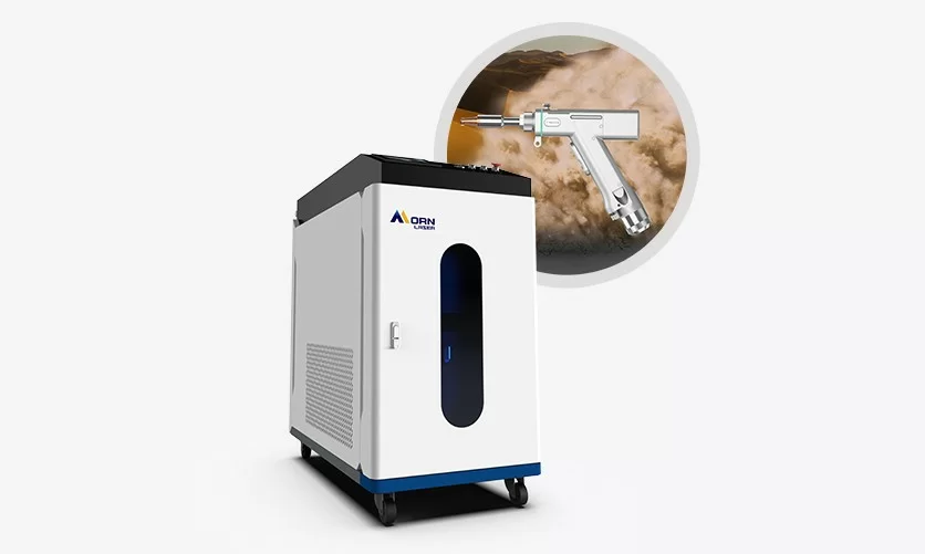 Mesin las laser serat terintegrasi